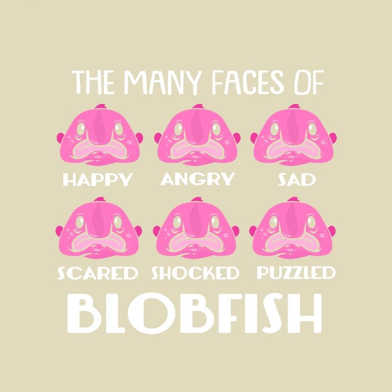 Blobfish Deep Sea Grumpy Introverted Gift