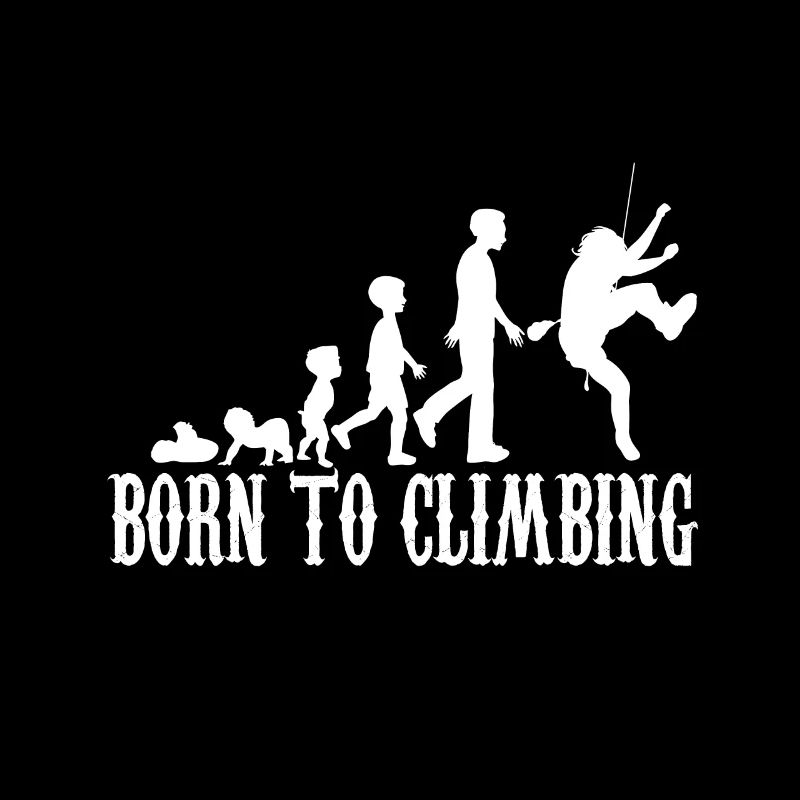 Climbing evolution birth baby child gift