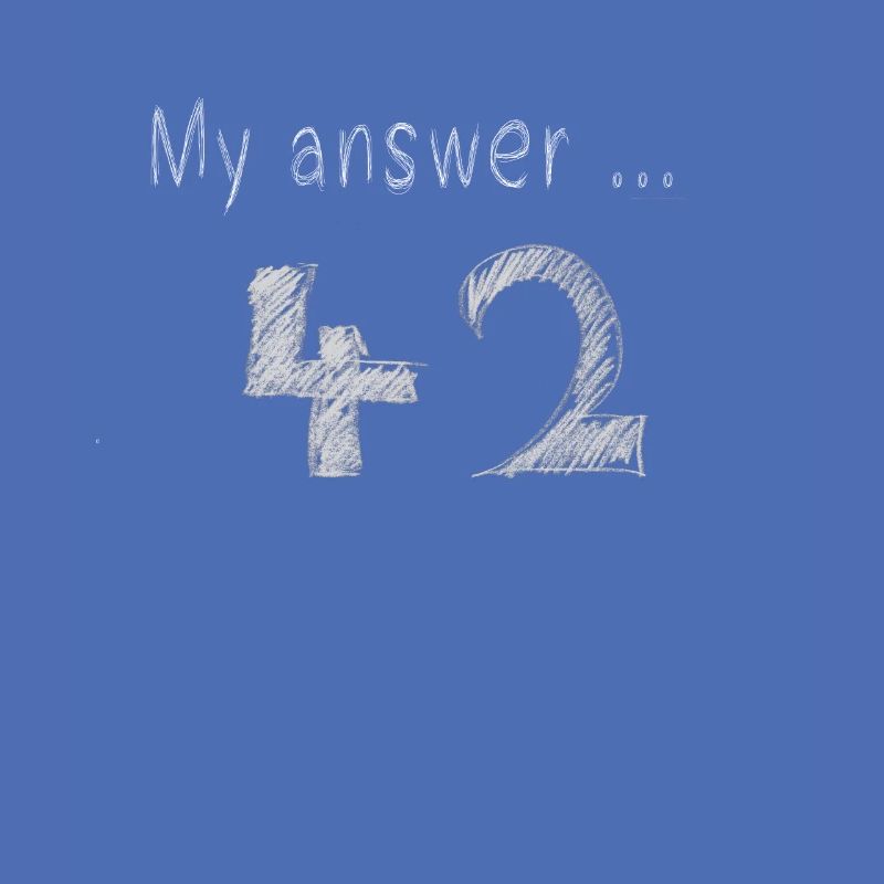 Keep Calm the Answer is 42