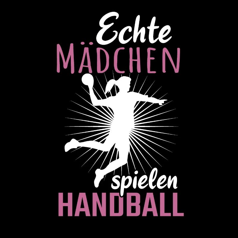 Echte Mädchen spielen Handball