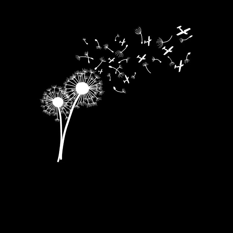 Dandelion dandelion model airplane Pilot airplane