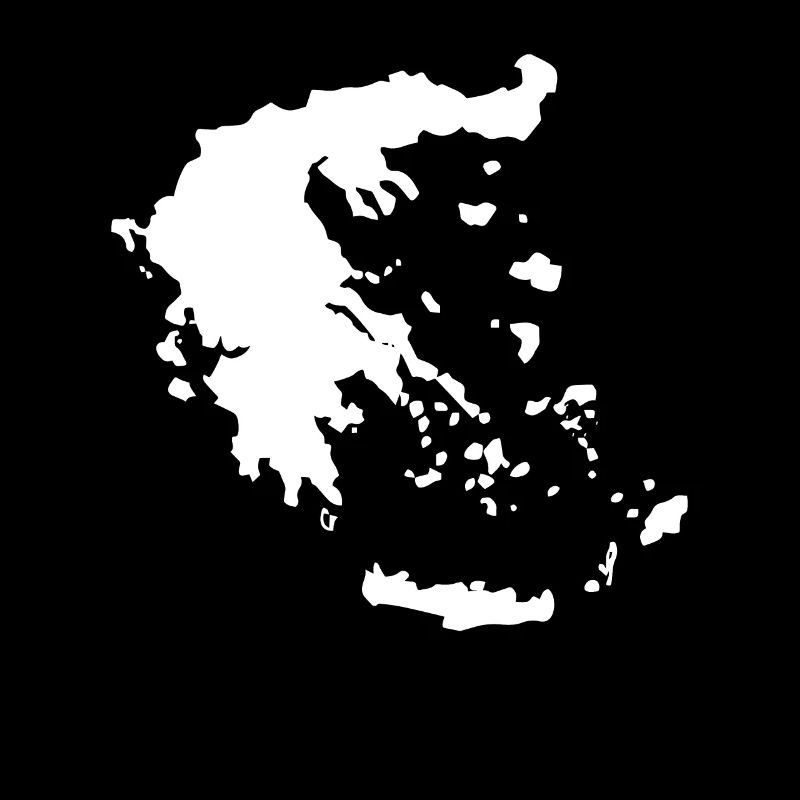 Greece map gift idea