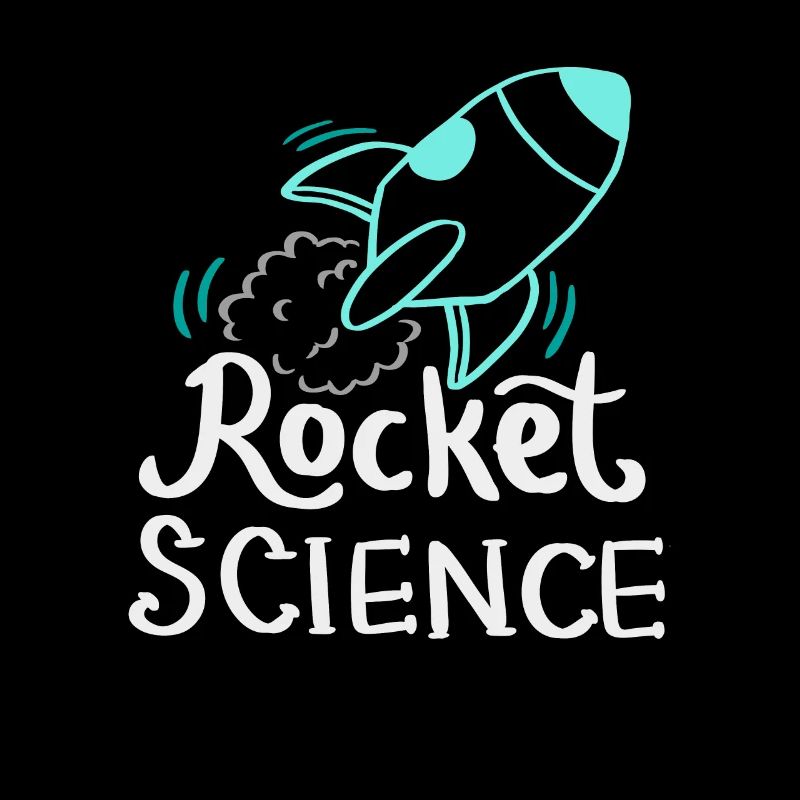Rocket science shirt for science nerd