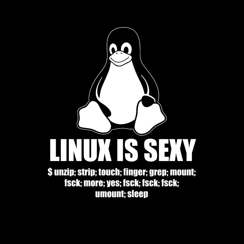 Linux Root SUDO Unix Shell Sexy cadeau drôle