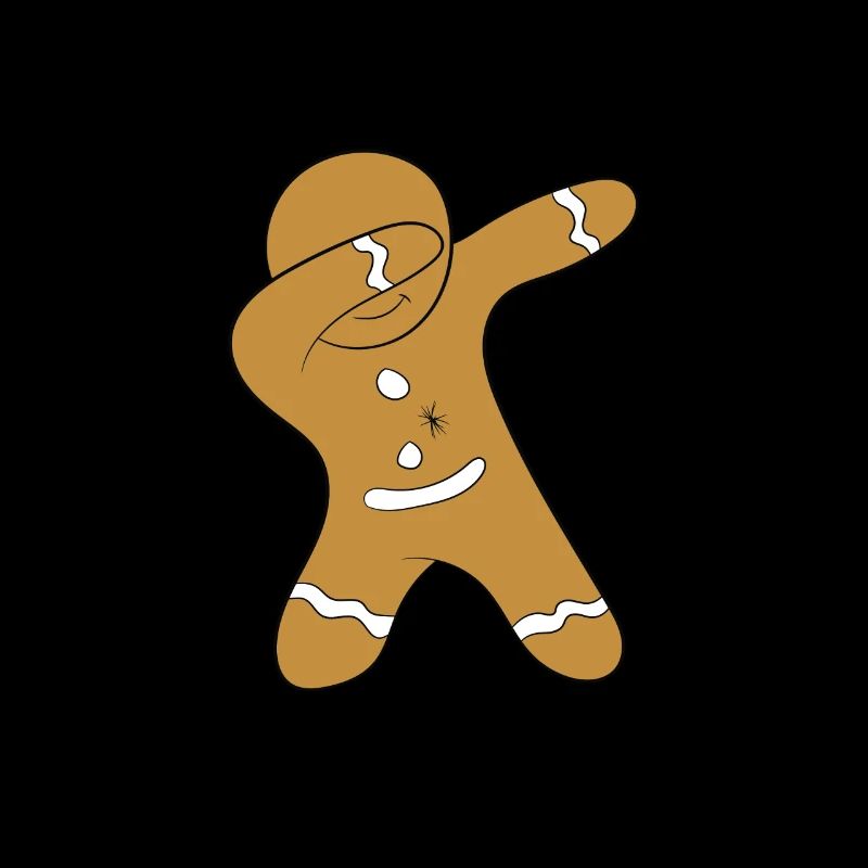 Gingerbread man - DAB / dabbing