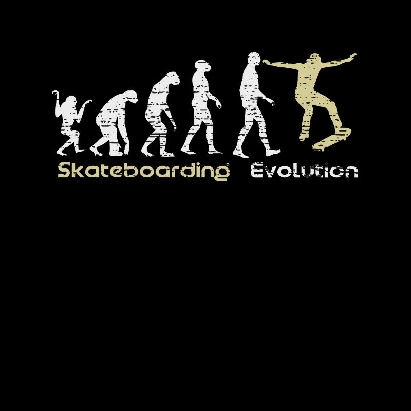 Skateboard Evolution Skater