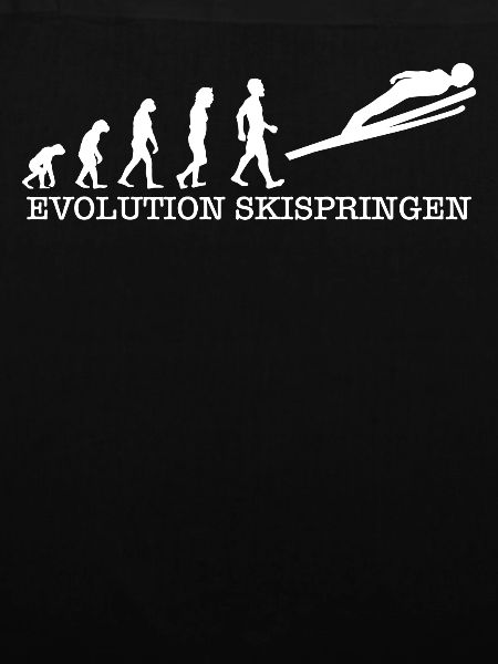 Evolution Skispringen T-Shirt Geschenk Skispringer