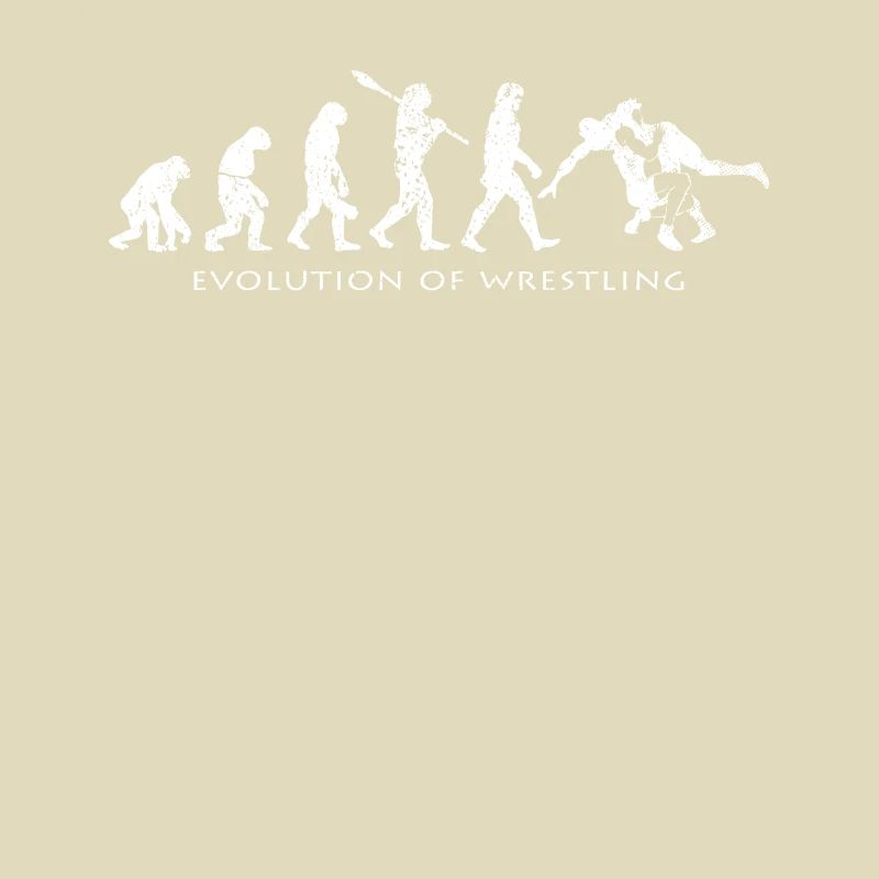Wrestling Evolution Silhouette Wrestler Geschenk