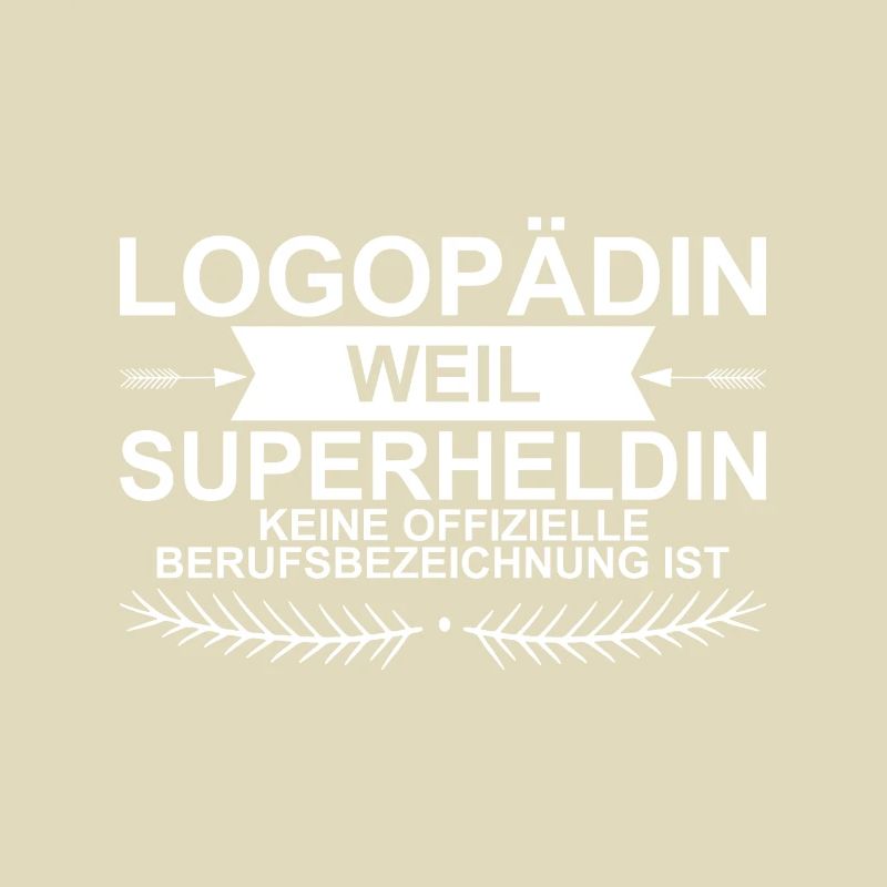 Logopädin Superheldin Geschenkidee