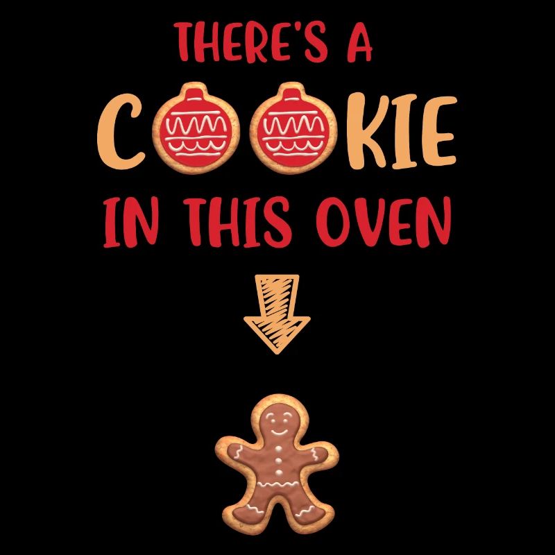 Cookie bébé annonce de grossesse de Noël