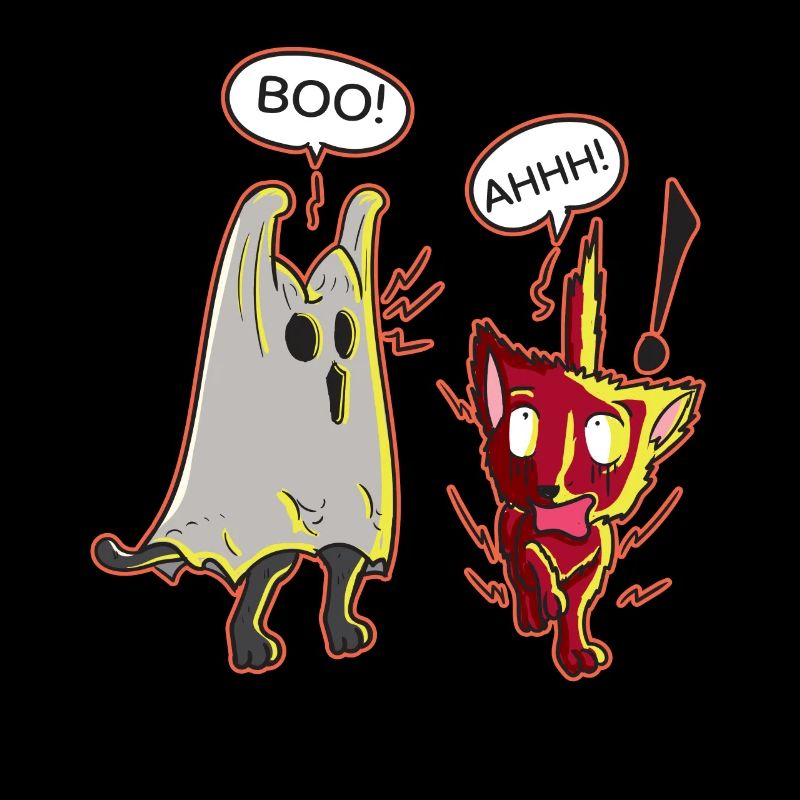 Cat Ghost Gift Halloween Carnival Ghost