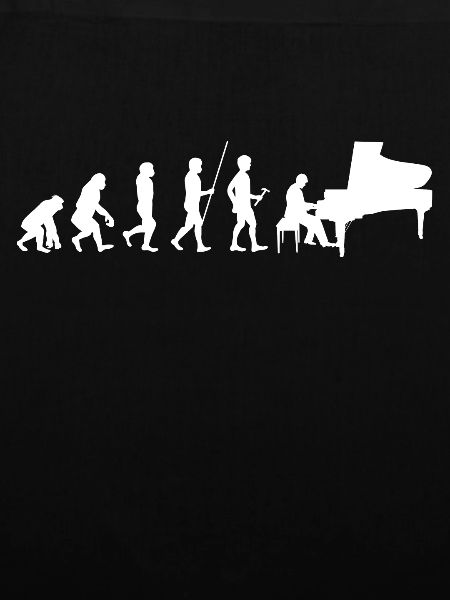 Evolution Piano Pianist T-Shirt