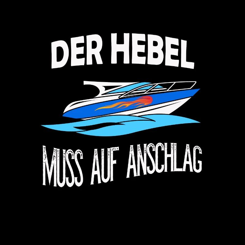 Der Hebel muss auf Anschlag Sportboot Motorboot