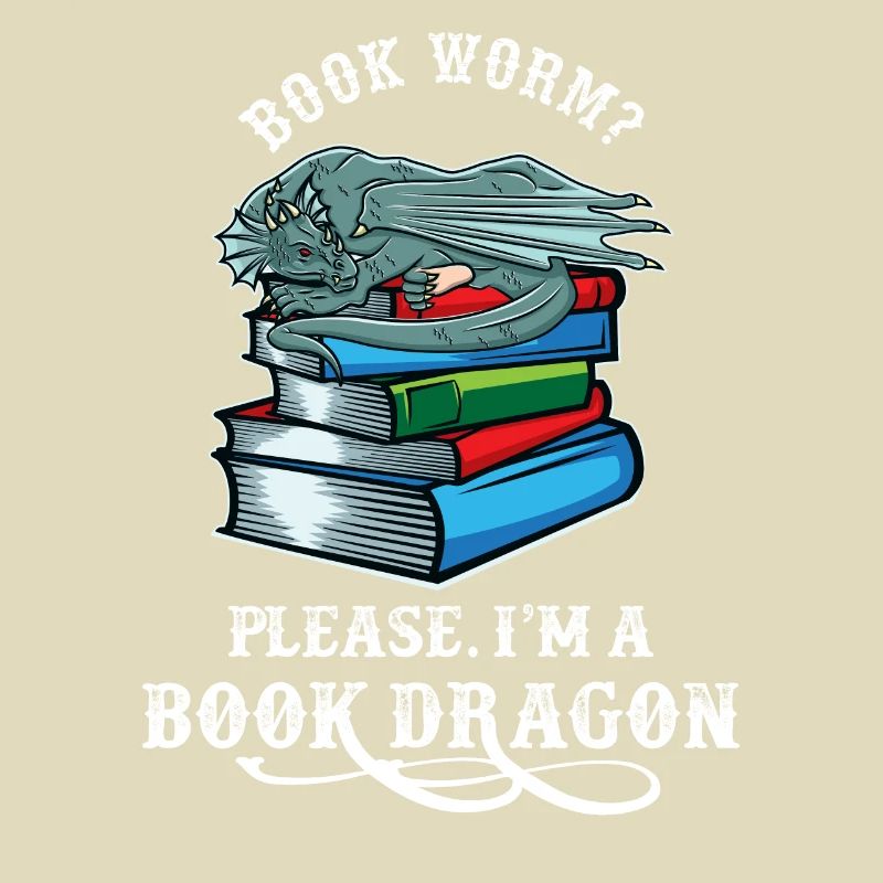 Bücherwurm? Bitte ich bin ein Bücherdrache Drachen