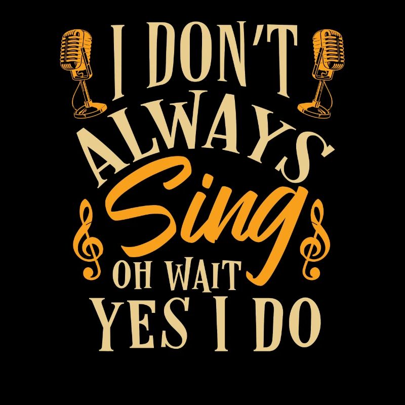 Singer singing