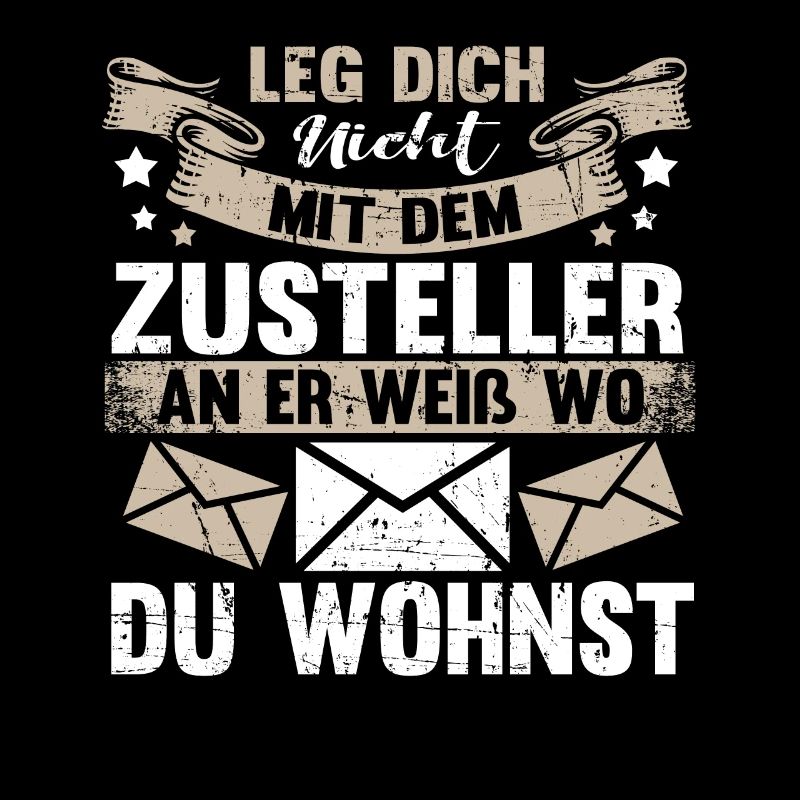 Briefträger Paketbote Lustig Postbote Geschenk