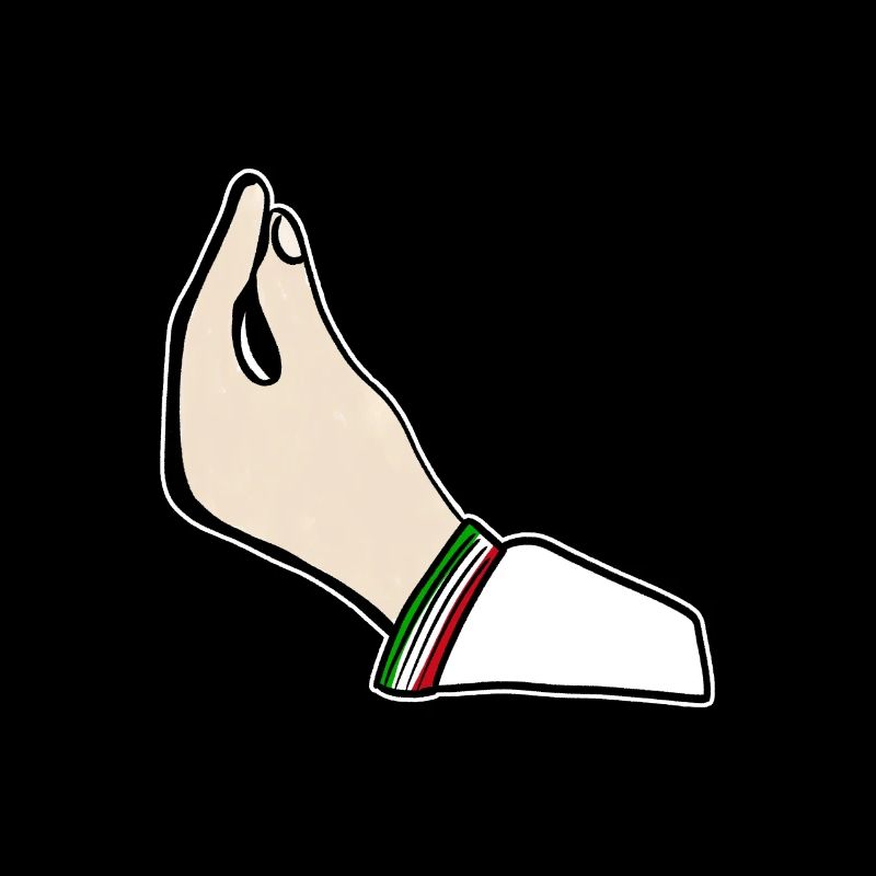 Conception de drapeau italien avec italien
