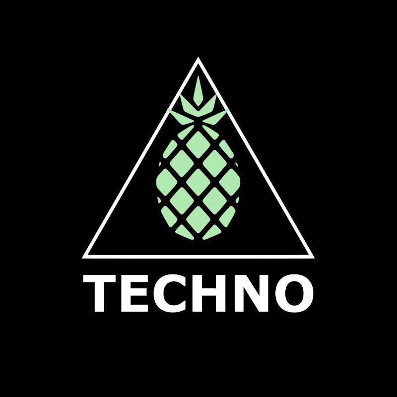 Techno Dreieck Ananans