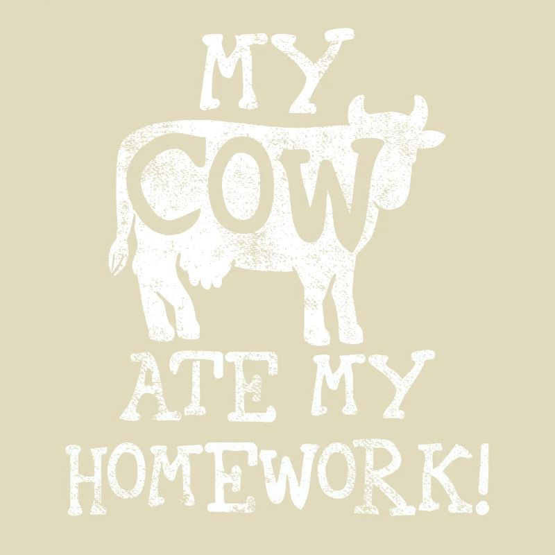 Vache de retour à l'école