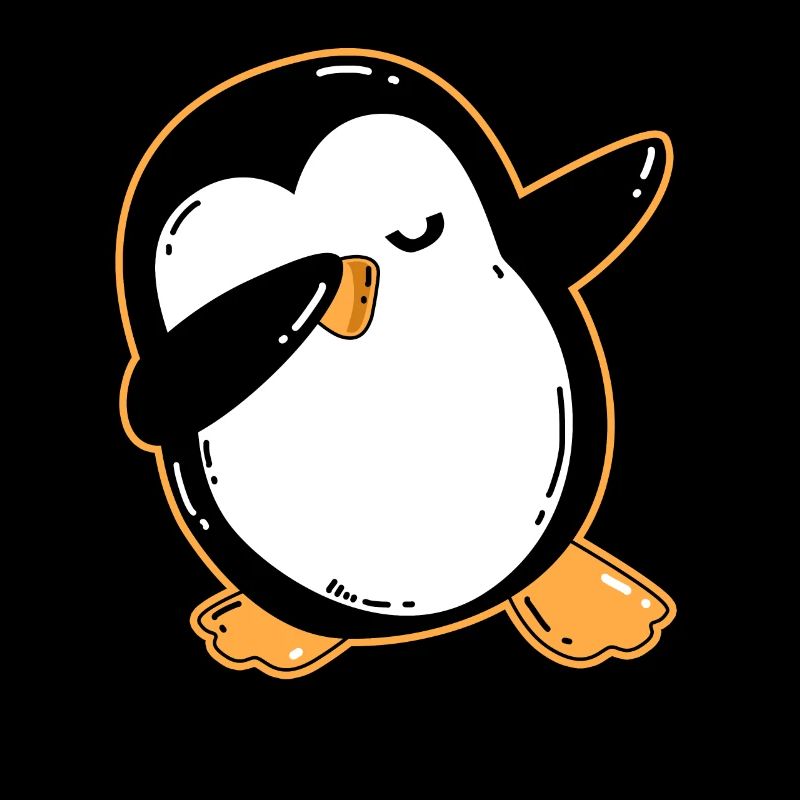 Dabbing penguin