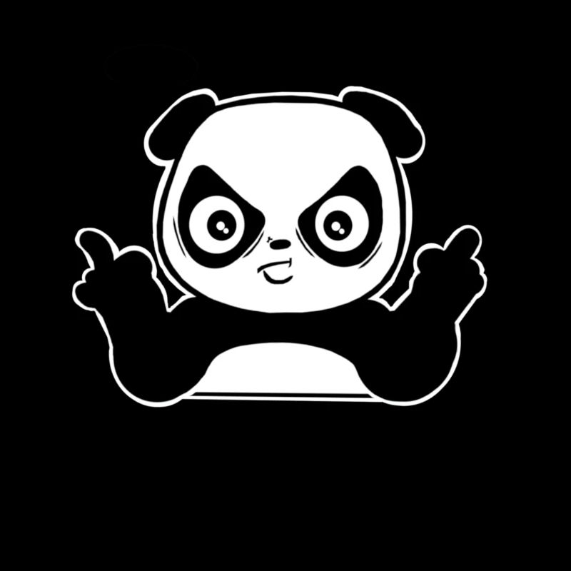 Panda - Mittelfinger