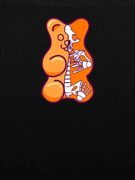 Orange Gummibärchen Anatomie