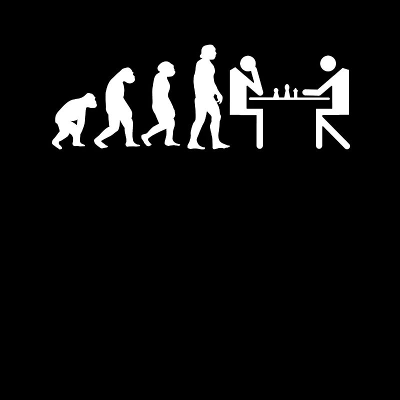Evolution chess chessboard chess piece