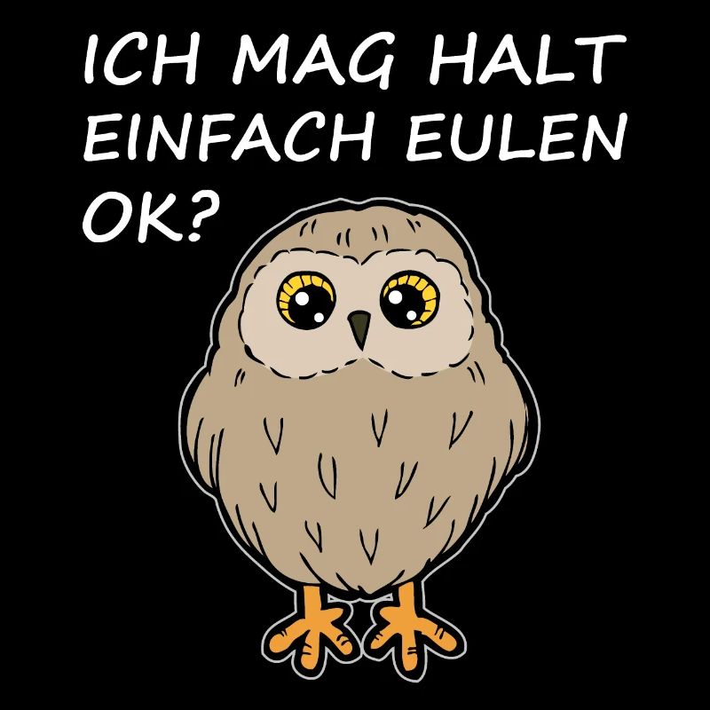 Ich Mag Eulen Uhu Vogel Geschenk Spruch Lustig