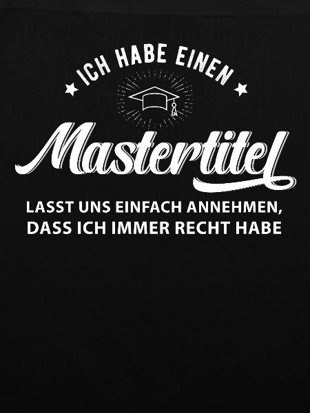 Master Student Abschluss Sponsion Mastertitel