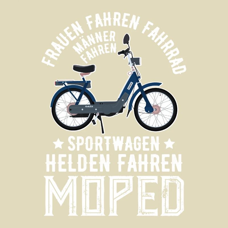 Moped Mofa Simson DDR Roller Biker Geschenkidee