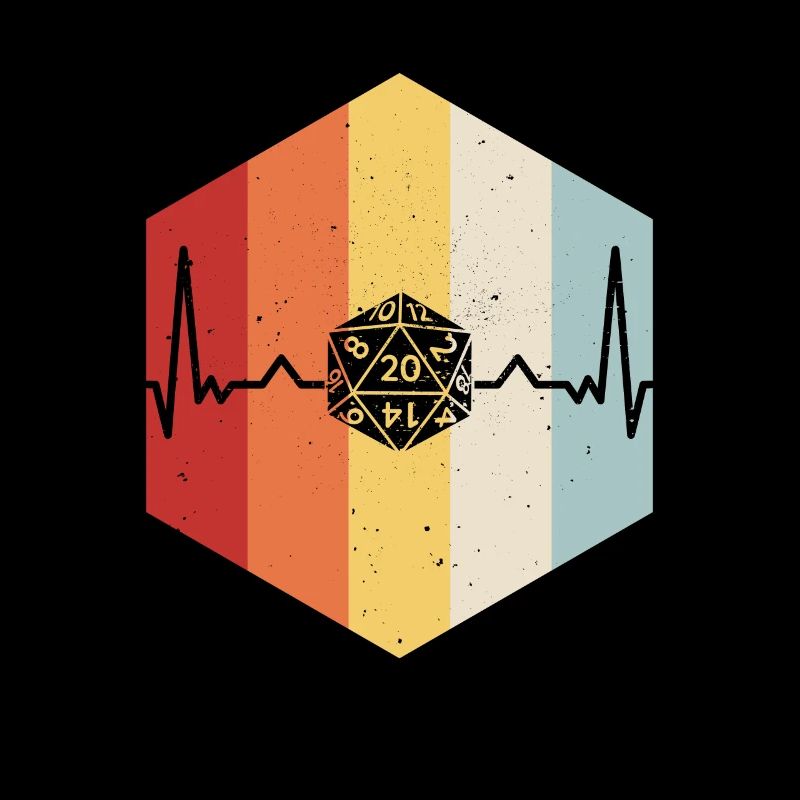 D20 Retro-Herzschlag