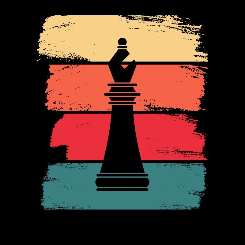 Runner easy figure chess player retro