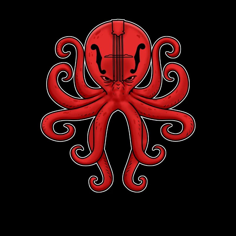 Mandoline Bluegrass Gift Mandoline Octopus