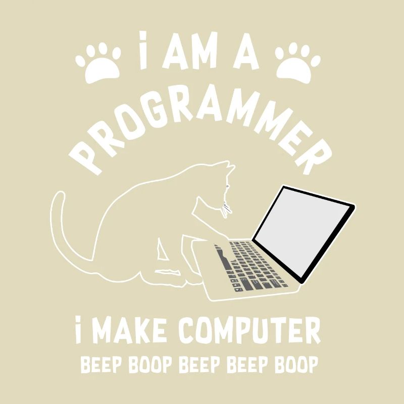 Programmer Cat Programmierer Computer Katze