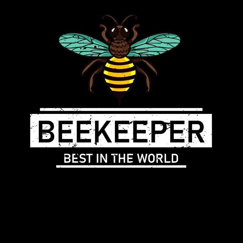 Beekeeper saying bees