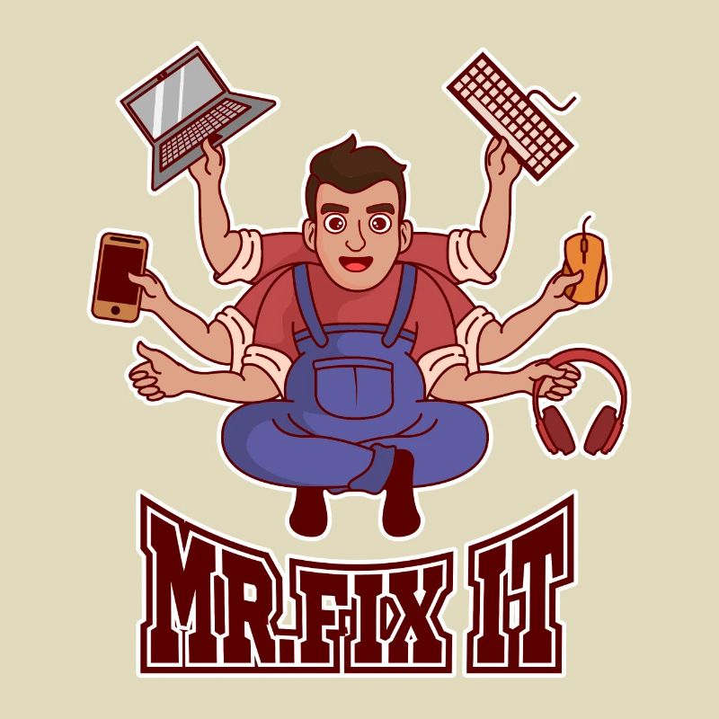 Mr. Fix IT Admin IT Specialist Sysadmin
