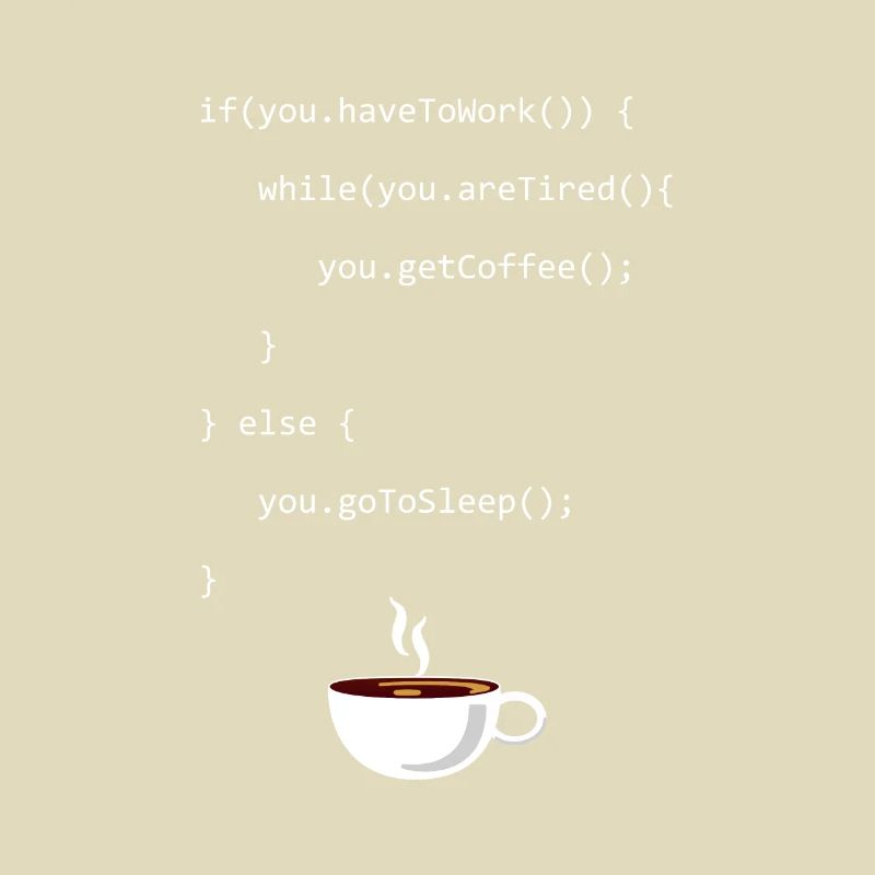 Programming Coffee Softwareingenieur Developer