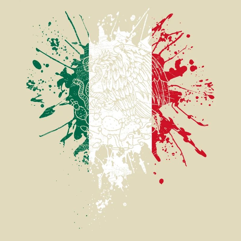 Mexico flag with eagle