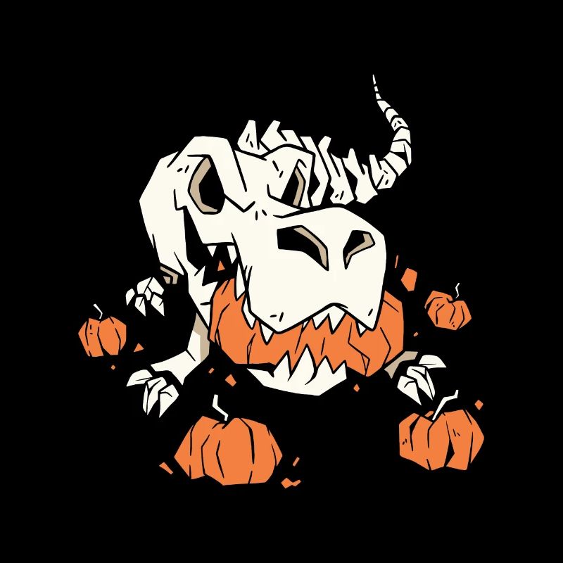Trexs Skeleton Pumpkins Best Gift