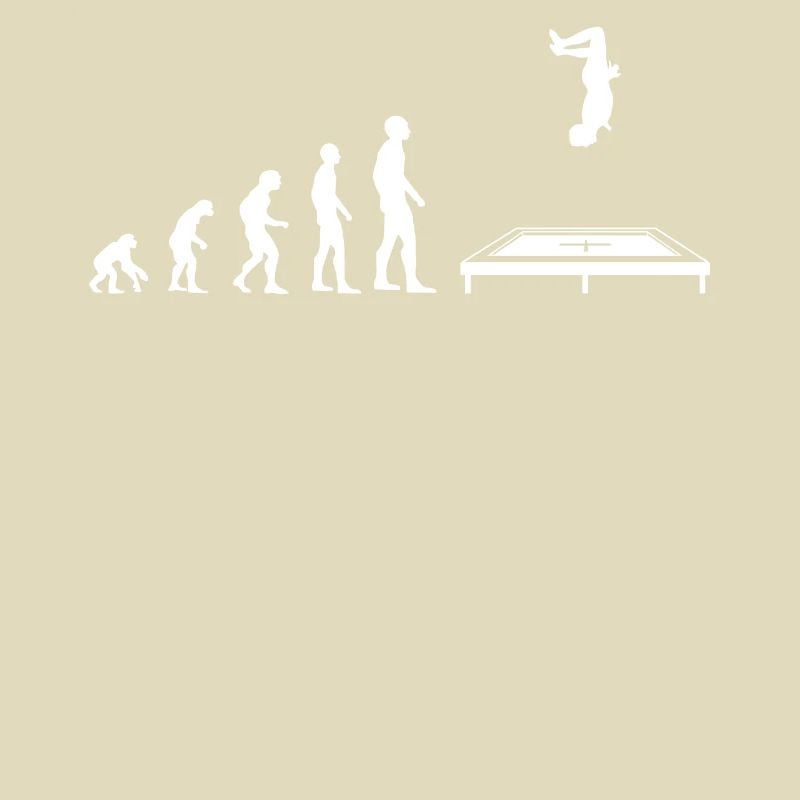 Trampolin Springen Sprung Evolution Geschenk