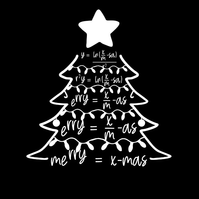 Mathématiques Xmas Tree Cadeau de Noël
