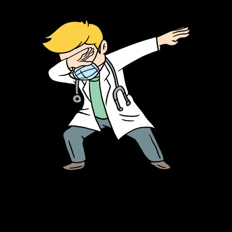 Dabbing Doktor Doktorand Abschluss Doktortitel