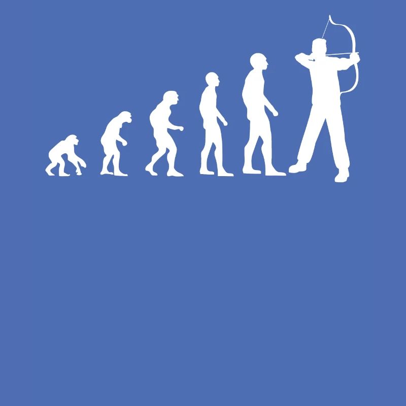 Bogenschießen Evolution Bogenschütze Geschenk