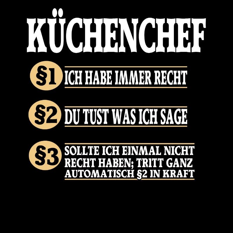 Küchenchef Koch Kochen