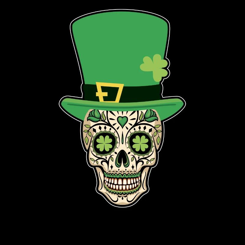 Crâne de sucre de la Saint-Patrick Calavera