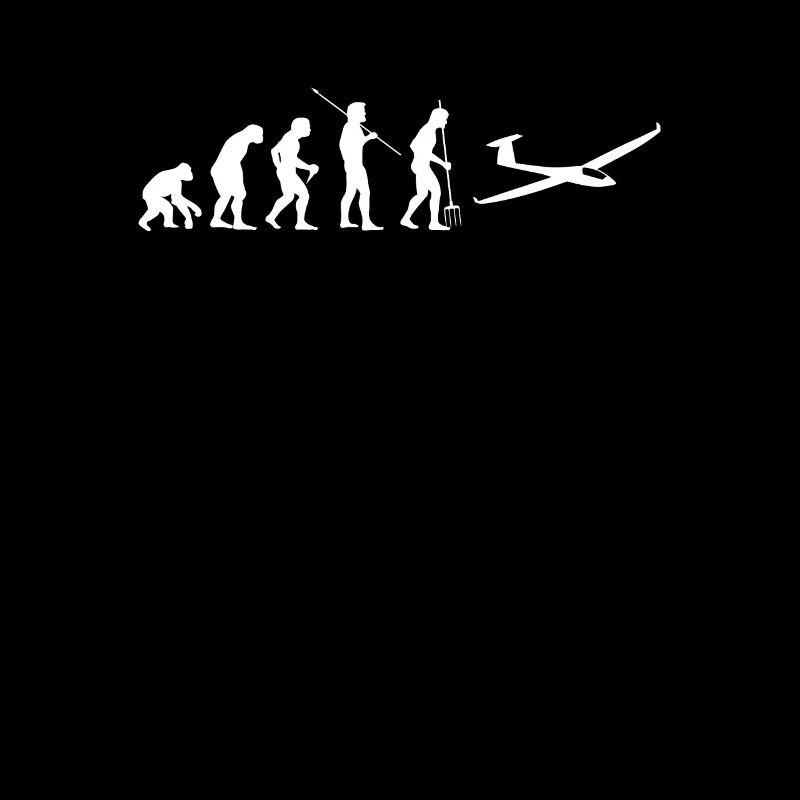 Cadeau de t-shirt de pilote de planeur Evolution