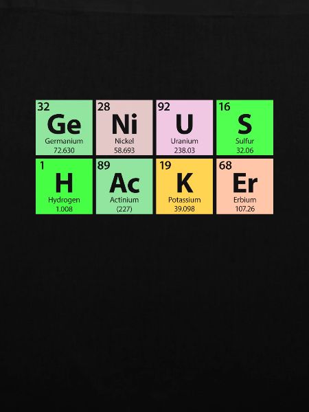 Genius Hacker Periodentisch
