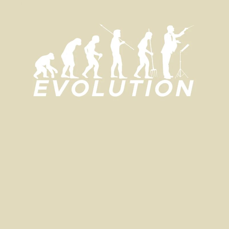 Evolution Dirigent T-Shirt Geschenk