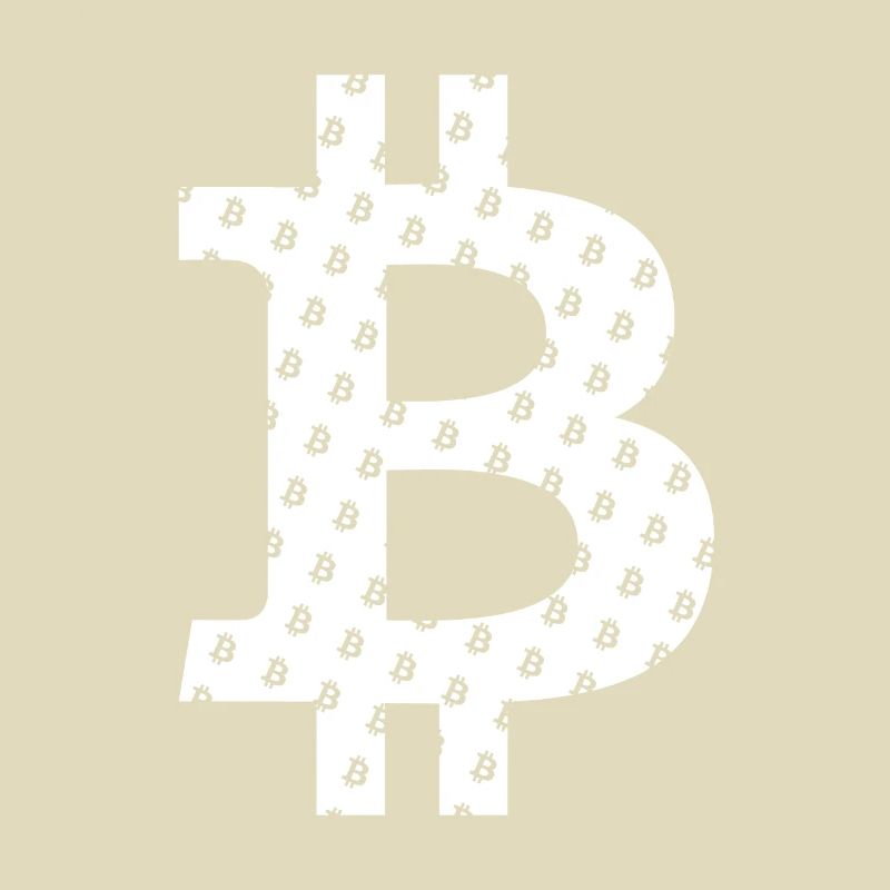 Bitcoin Logo Symbol Muster Pattern
