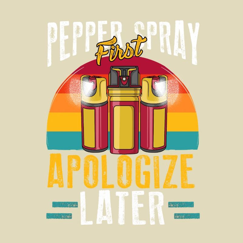 Pepper spray first, apologize later. Antisozial